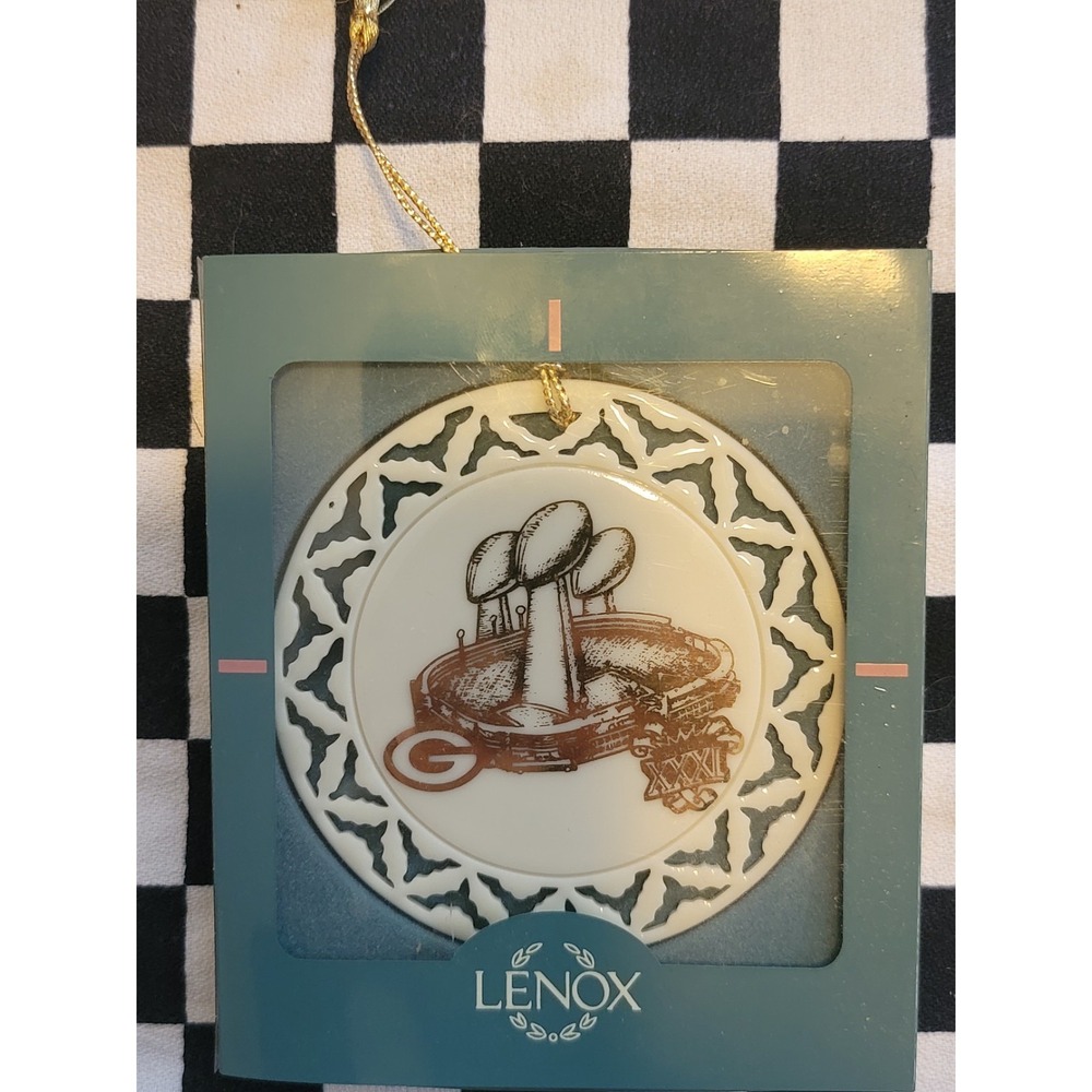 Lenox Green Bay Packers Super Bowl XXXI Ornament – 1996 Champions